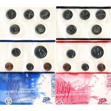 United States Mint UNC coinset 1999 P and D